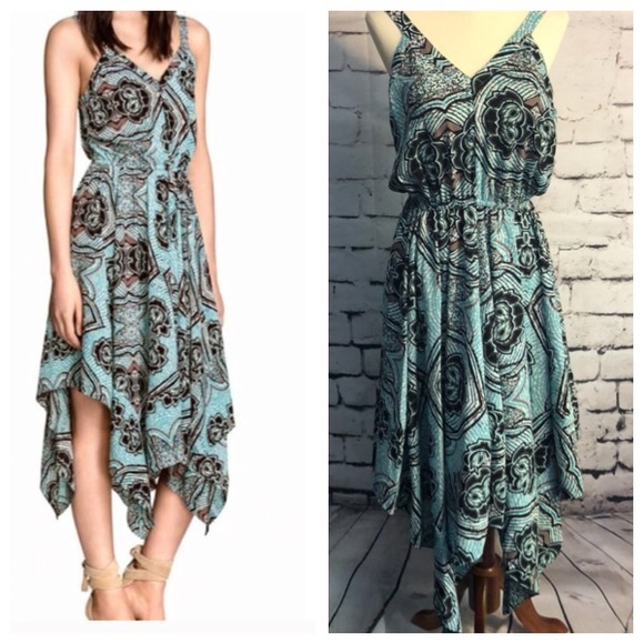 h&m handkerchief dress